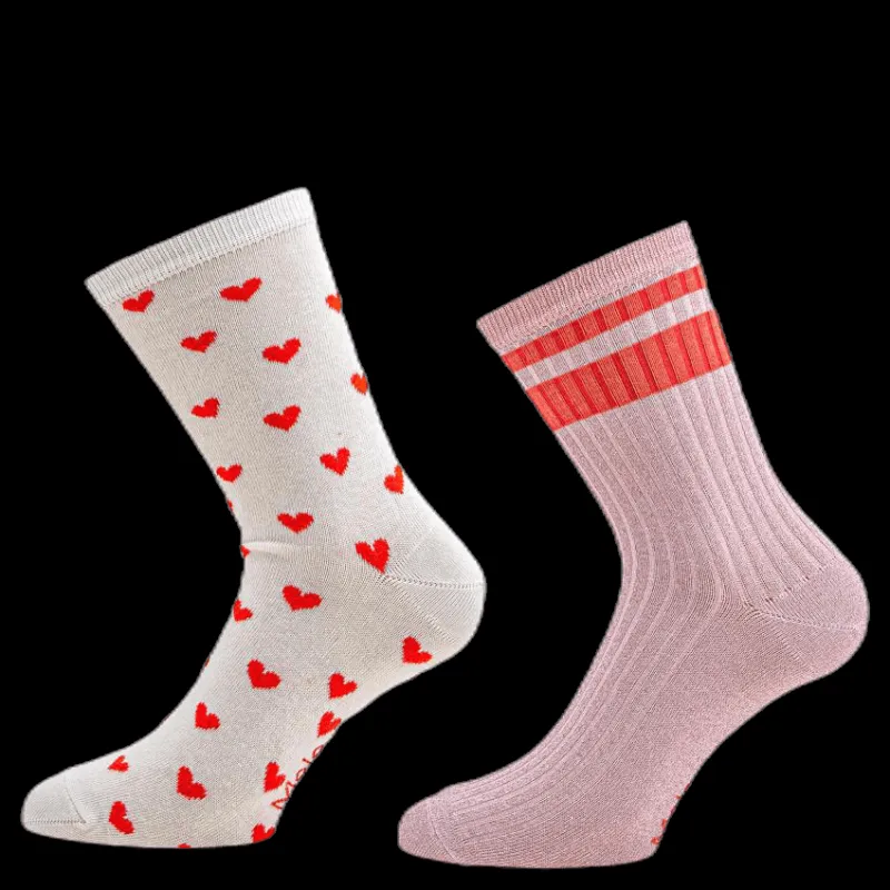 Outlet Molo Nomi 2-Pack Pink/White Rosa och Vit