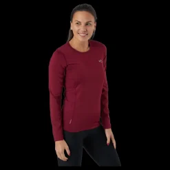 Kari Traa Nora Long Sleeve Fancy Röd