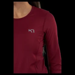 Kari Traa Nora Long Sleeve Fancy Röd