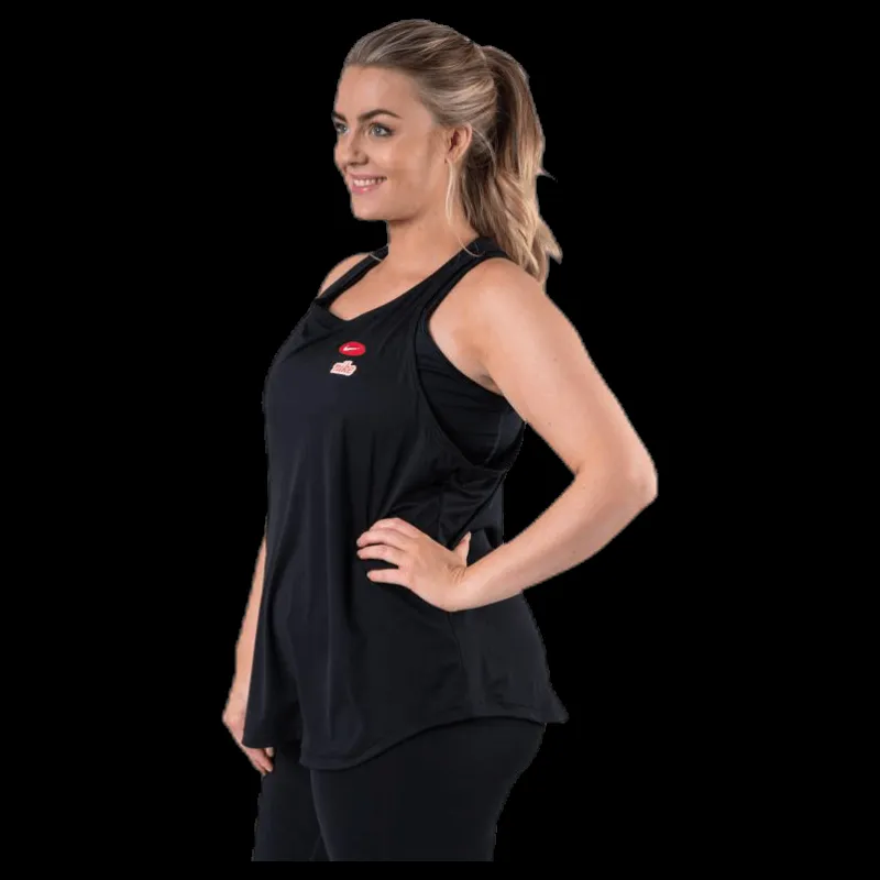 Discount Nike Novelty Top Plus Black Svart