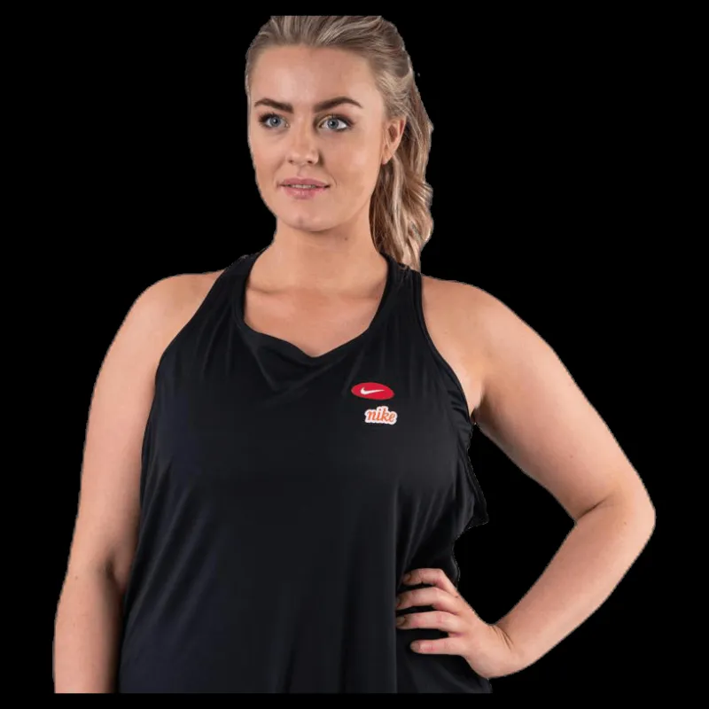 Discount Nike Novelty Top Plus Black Svart