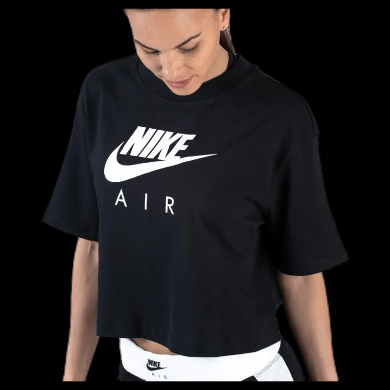 Nike Nsw Air Ss Top Black Svart Hot
