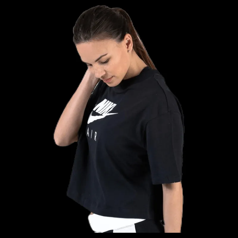 Nike Nsw Air Ss Top Black Svart Hot