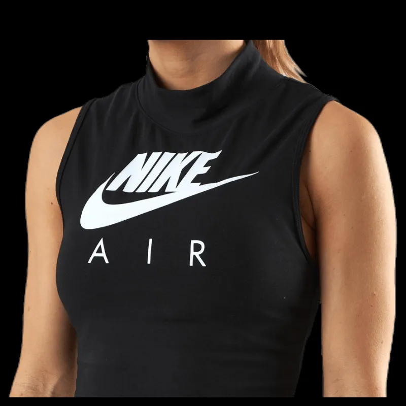 Nike Nsw Air Tank Mock White/Black Svart Best