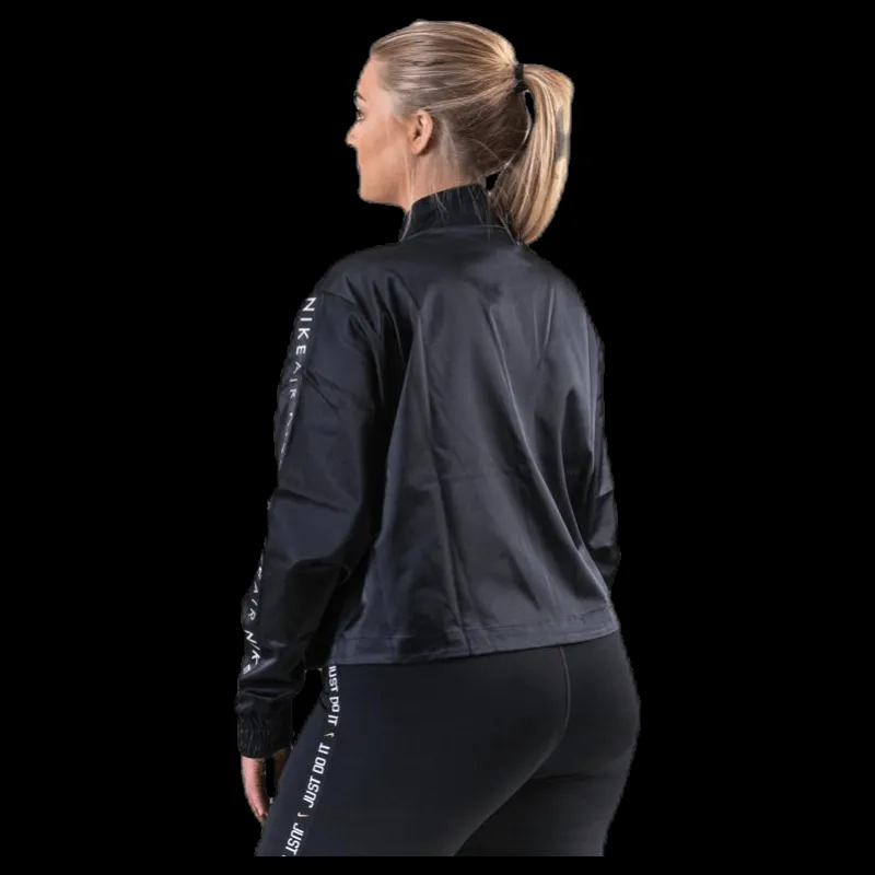 Discount Nike Nsw Air Track Jacket Satin Plus Black Svart
