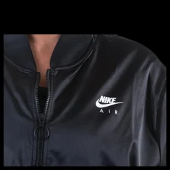 Discount Nike Nsw Air Track Jacket Satin Plus Black Svart
