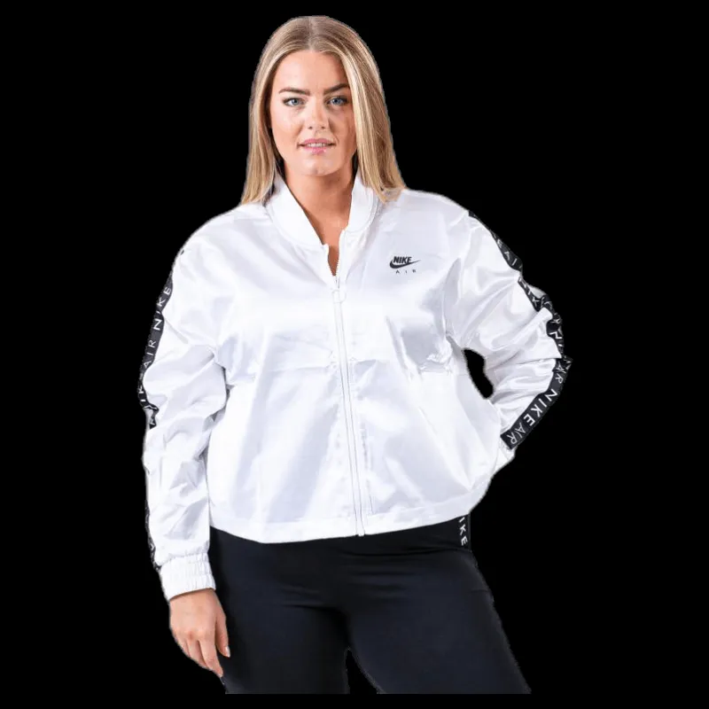 Clearance Nike Nsw Air Track Jacket Satin Plus White Vit