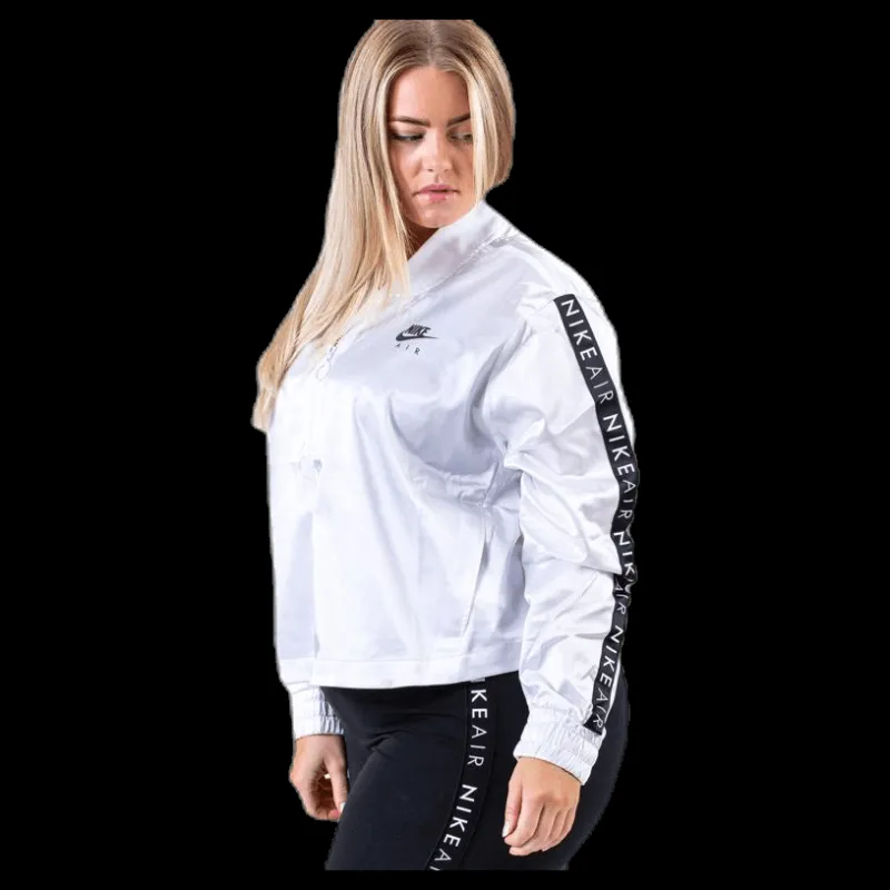 Clearance Nike Nsw Air Track Jacket Satin Plus White Vit