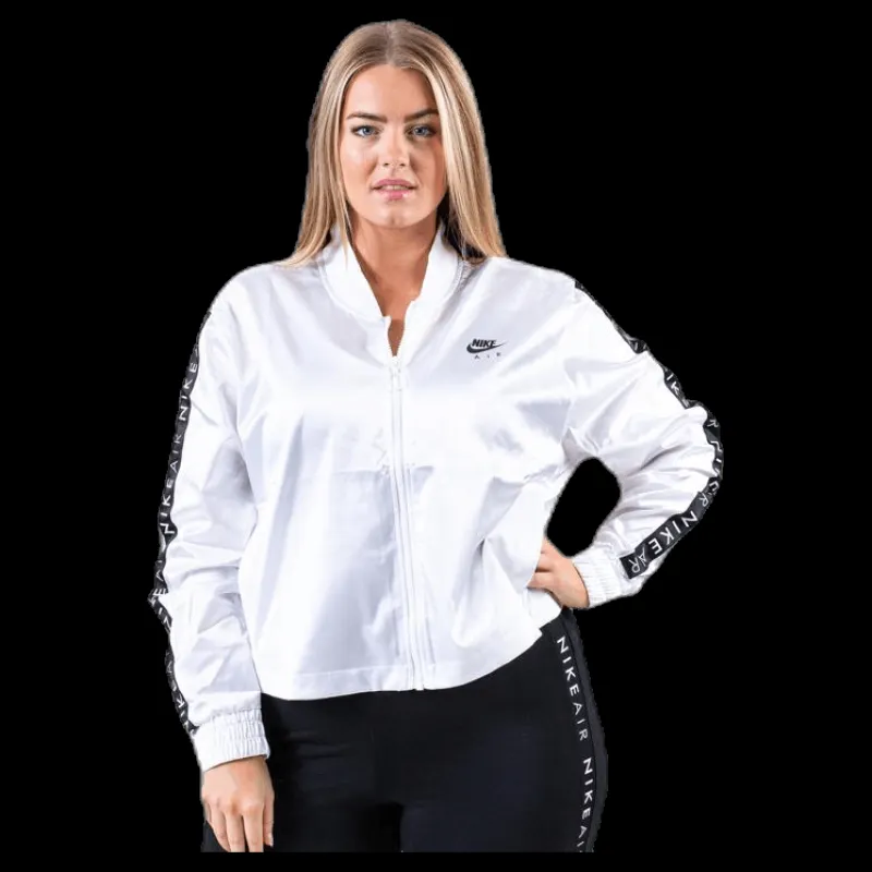 Clearance Nike Nsw Air Track Jacket Satin Plus White Vit