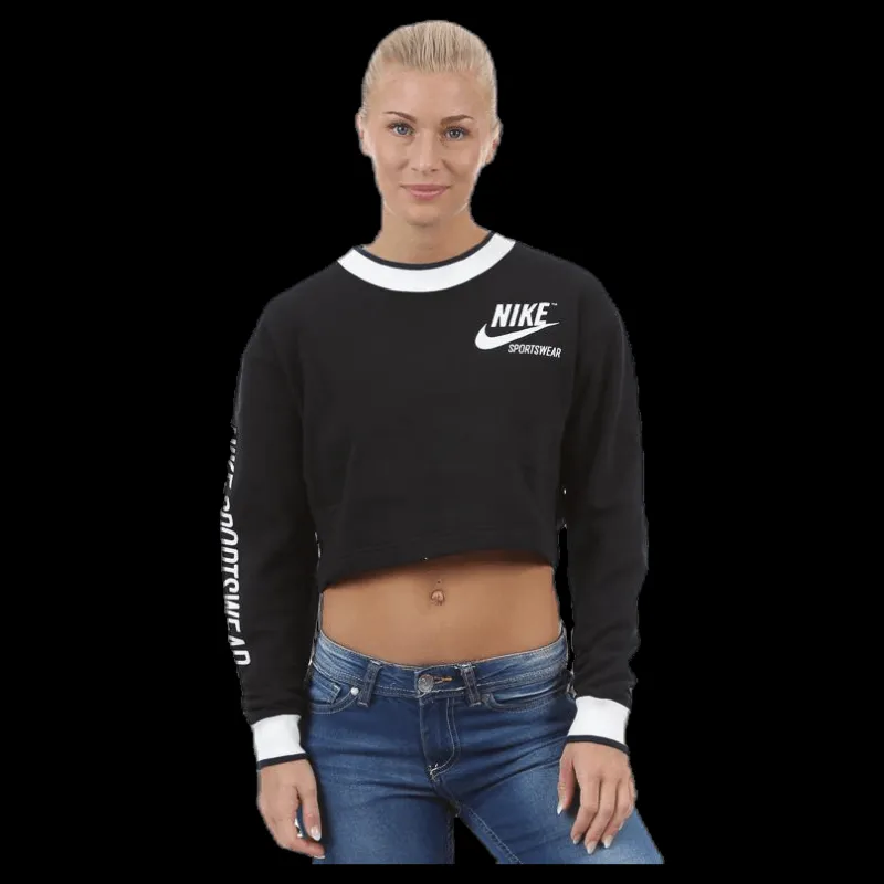 Nike NSW Crew Black Svart Online