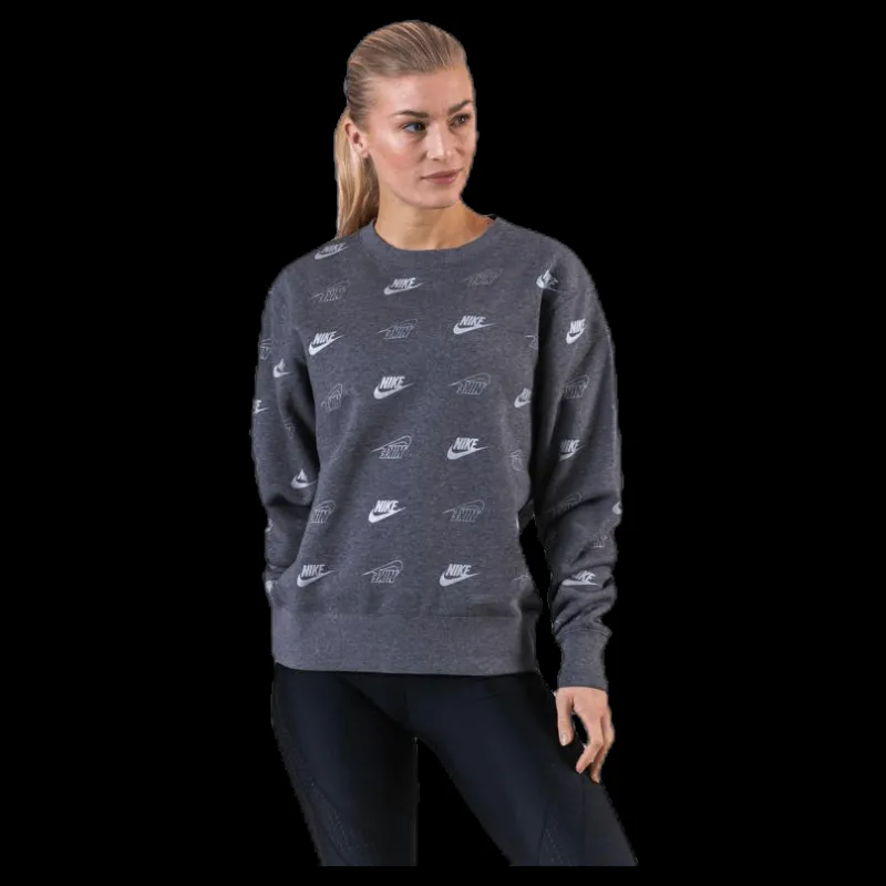 Nike NSW Crew BB BFF Shine Grey Grå Discount