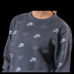 Nike NSW Crew BB BFF Shine Grey Grå Discount