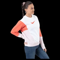 Discount Nike Nsw Crew Hbr Pink/White Vit
