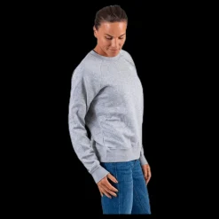 Outlet Nike Nsw Essential Crew Flc White/Grey Grå