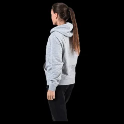 Nike Nsw Essential Hoodie White/Grey Grå Discount