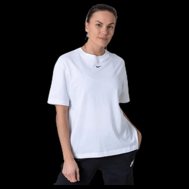 Nike Nsw Essential Ss Bf Top White/Black Vit