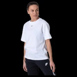 Nike Nsw Essential Ss Bf Top White/Black Vit