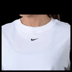 Nike Nsw Essential Ss Bf Top White/Black Vit