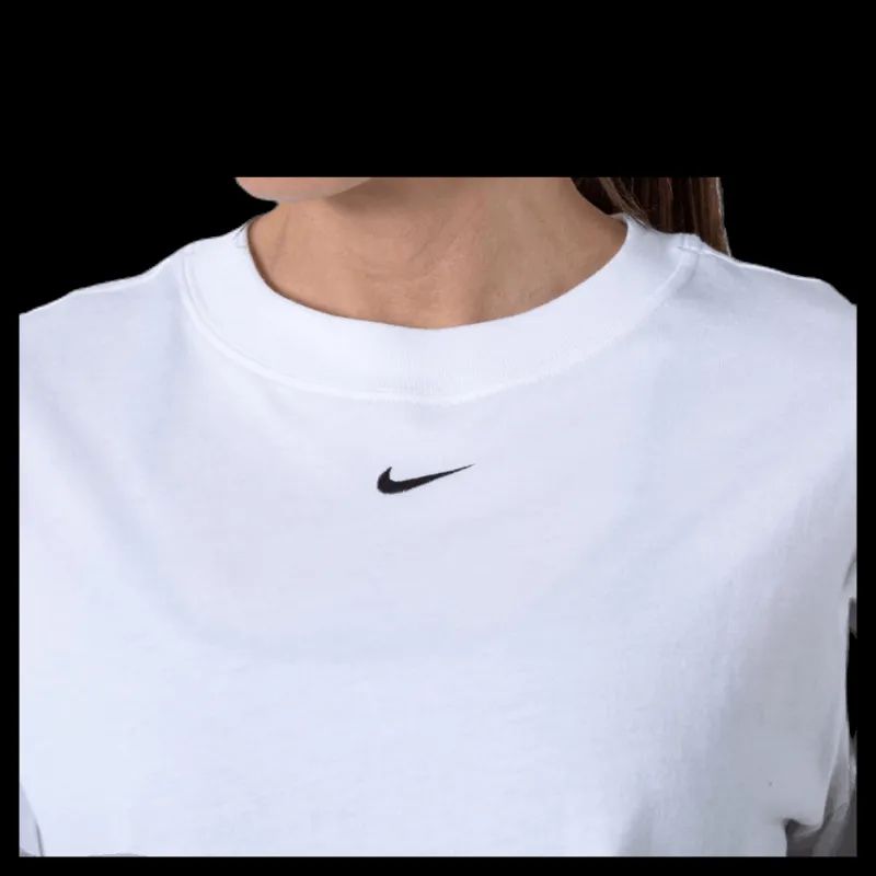Nike Nsw Essential Ss Bf Top White/Black Vit