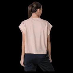Discount Nike Nsw Essential Ss Top White/Beige Rosa