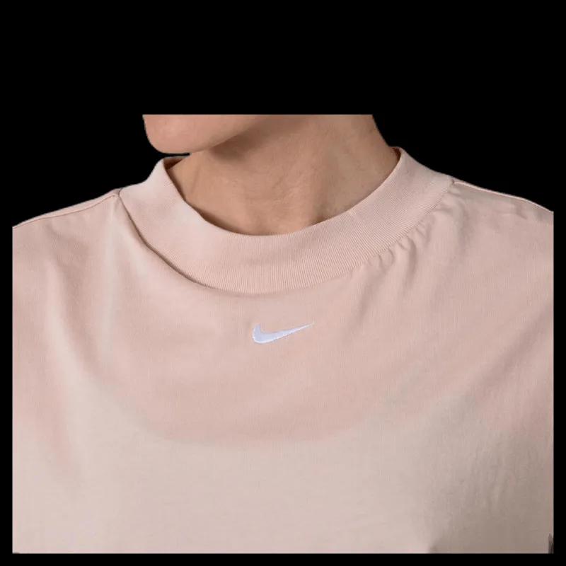 Discount Nike Nsw Essential Ss Top White/Beige Rosa