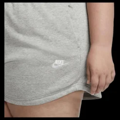 Nike Nsw Essntl Short Ft Plus Grey Grå Discount