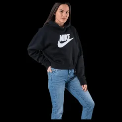 Sale Nike Nsw Fleece Hood Black Svart