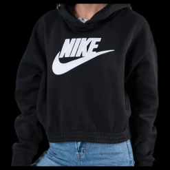 Sale Nike Nsw Fleece Hood Black Svart