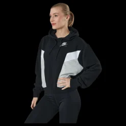 Nike Nsw Heritage Hoodie Flc Black Svart Best