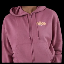Nike Nsw Hoodie Fz Flc Bb Vrsty Pink Rosa Sale