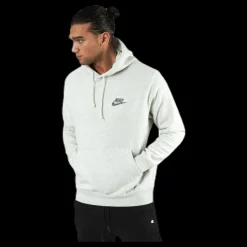 New Nike Nsw Hoodie Po Sb Beige Vit