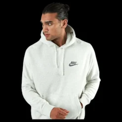 New Nike Nsw Hoodie Po Sb Beige Vit