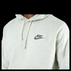 New Nike Nsw Hoodie Po Sb Beige Vit