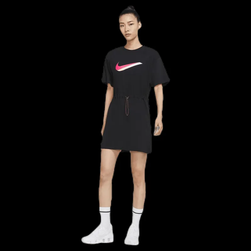 Hot Nike Nsw Icn Clsh Dress Ss Black Svart