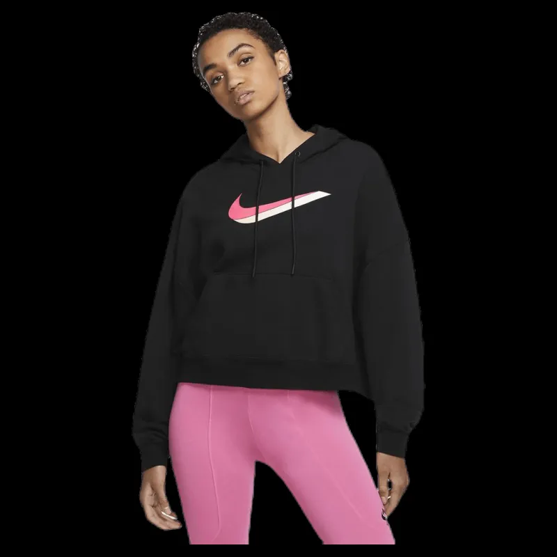 Discount Nike Nsw Icn Clsh Flc Hoodie Ft Black Svart