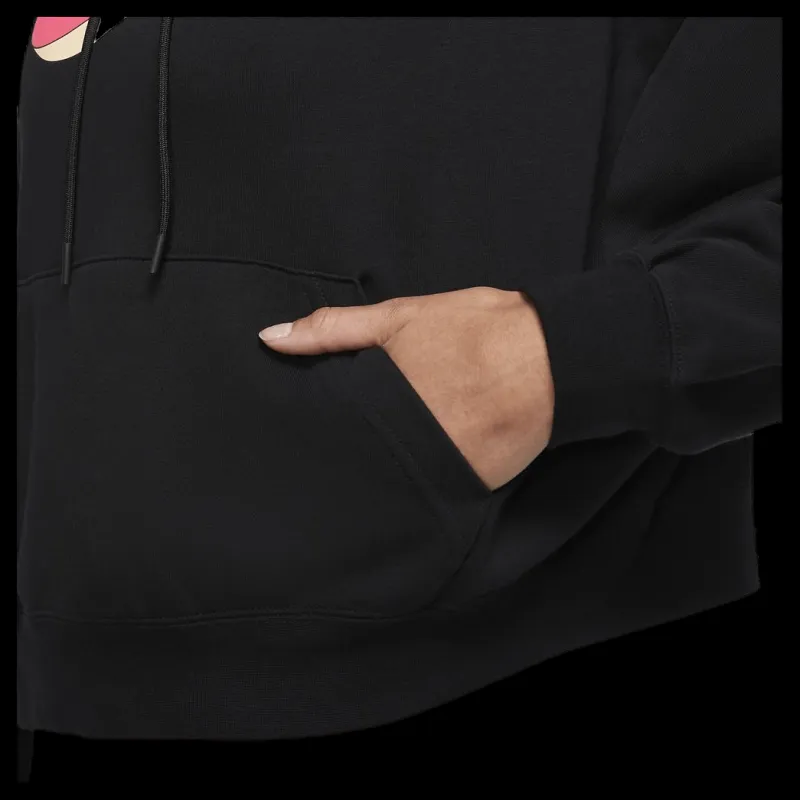 Discount Nike Nsw Icn Clsh Flc Hoodie Ft Black Svart
