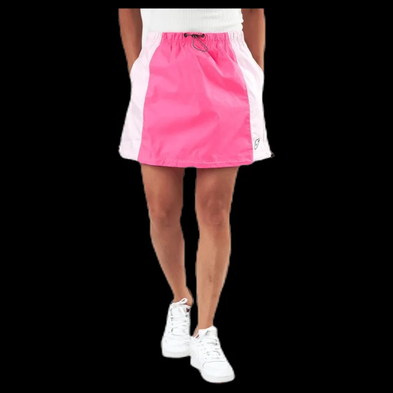 New Nike Nsw Icn Clsh Skirt Wvn Pink Rosa