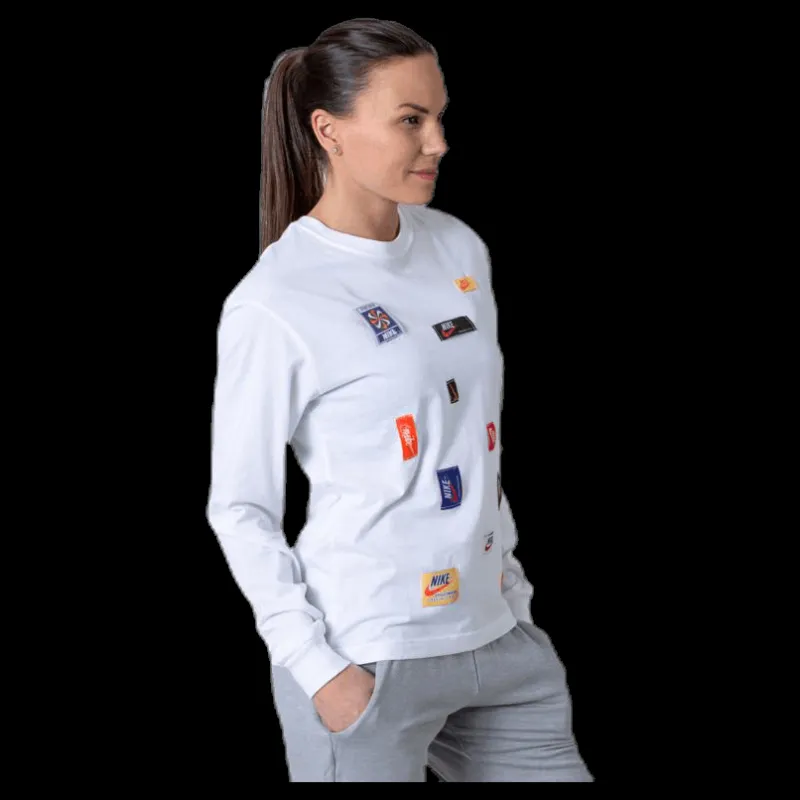 New Nike Nsw Long-Sleeve White Vit