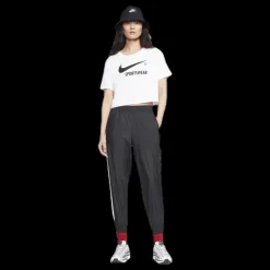 New Nike Nsw Pant Wvn White/Black Svart