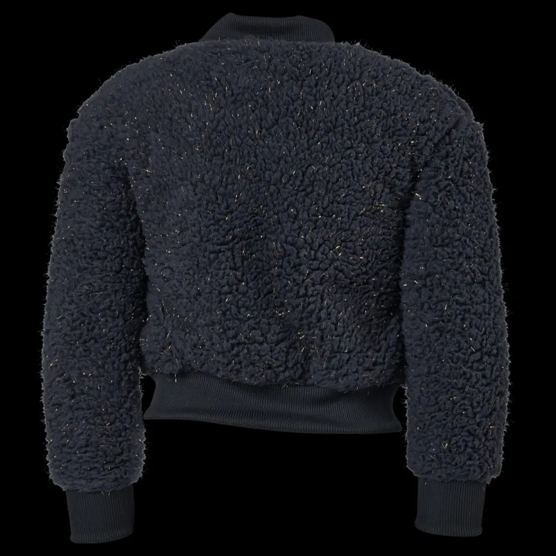 Nike NSW Sherpa Shine Bomber Junior Black Svart Best