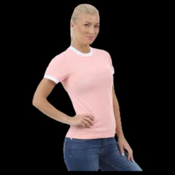 Nike NSW SS Top Ringer Pink/Orange Rosa och Orange Online