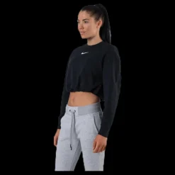 Hot Nike Nsw Swoosh Crew Ft White/Black Svart