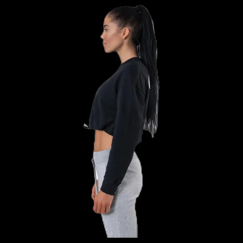 Hot Nike Nsw Swoosh Crew Ft White/Black Svart