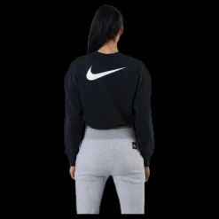 Hot Nike Nsw Swoosh Crew Ft White/Black Svart