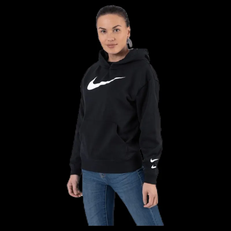 Nike Nsw Swoosh Hood White/Black Svart Online