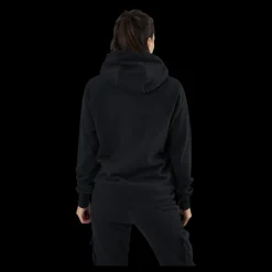 Nike Nsw Swoosh Hoodie Ft White/Black Svart Discount