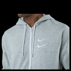 Hot Nike Nsw Swoosh Hoodie Fz Sbb Grey Grå