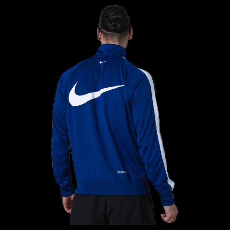 Outlet Nike Nsw Swoosh JKT Blue/White Blå