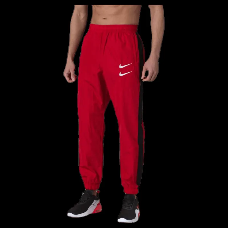 Discount Nike Nsw Swoosh Pant White/Black/Red Röd