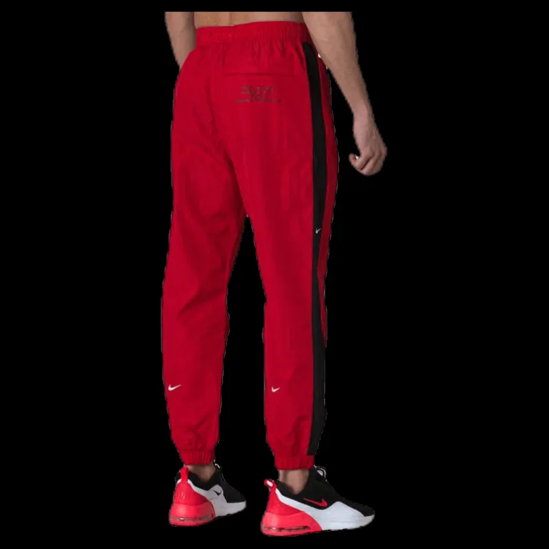 Discount Nike Nsw Swoosh Pant White/Black/Red Röd